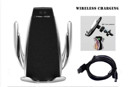 Soporte Auto con Cargador Inalámbrico